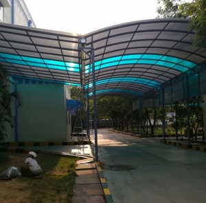 Manufacturers Exporters and Wholesale Suppliers of Polycarbonate Shed Telangana 