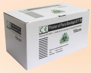 lLaster of Paris Bandage B.P.