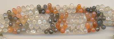 Manufacturers Exporters and Wholesale Suppliers of Rainbow Moonstone Drop Faceted Jaipur Rajasthan