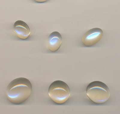 Rainbow Moonstone Cabochons