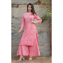 Ladies Rayon Designer Palazzo Suit Manufacturer Supplier Wholesale Exporter Importer Buyer Trader Retailer in Jaipur Rajasthan India