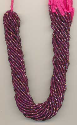 Manufacturers Exporters and Wholesale Suppliers of Rhodolite Garnet Beads Faceted Jaipur Rajasthan