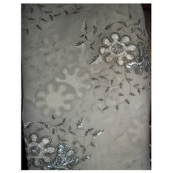 Manufacturers Exporters and Wholesale Suppliers of Sequine Net Embroidery Fabric Surat Gujarat