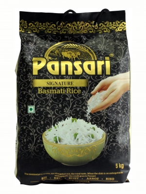 Manufacturers Exporters and Wholesale Suppliers of PANSARI SIGNATURE BASMATI RICE 5KG ( PACK OF 4 ) New Delhi Delhi