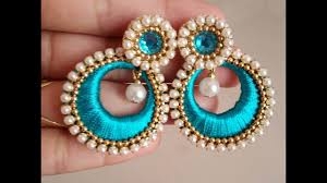 Silk thread earrings Manufacturer Supplier Wholesale Exporter Importer Buyer Trader Retailer in Rajkot Gujarat India