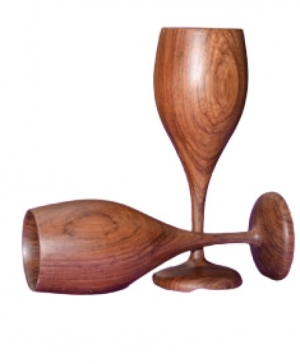 Teakwood Goblet Manufacturer Supplier Wholesale Exporter Importer Buyer Trader Retailer in Indore Madhya Pradesh India