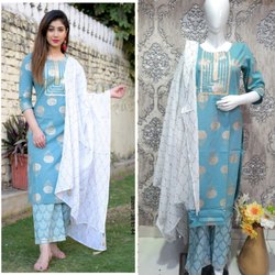 Ladies Party Wear Palazzo Suit Manufacturer Supplier Wholesale Exporter Importer Buyer Trader Retailer in Jaipur Rajasthan India