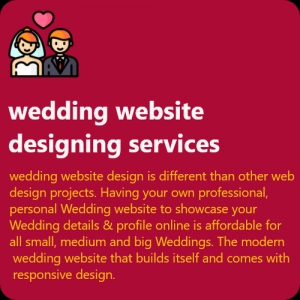 Wedding Website Designing Services Services in Delhi Delhi India