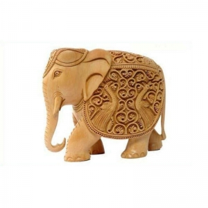 Wooden Carved Elephant Manufacturer Supplier Wholesale Exporter Importer Buyer Trader Retailer in Indore Madhya Pradesh India